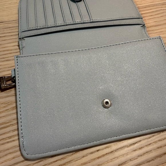 Excellent Condition Steve Madden Blue Wallet Purse Wristlet Micro Bag - Picture 9 of 14